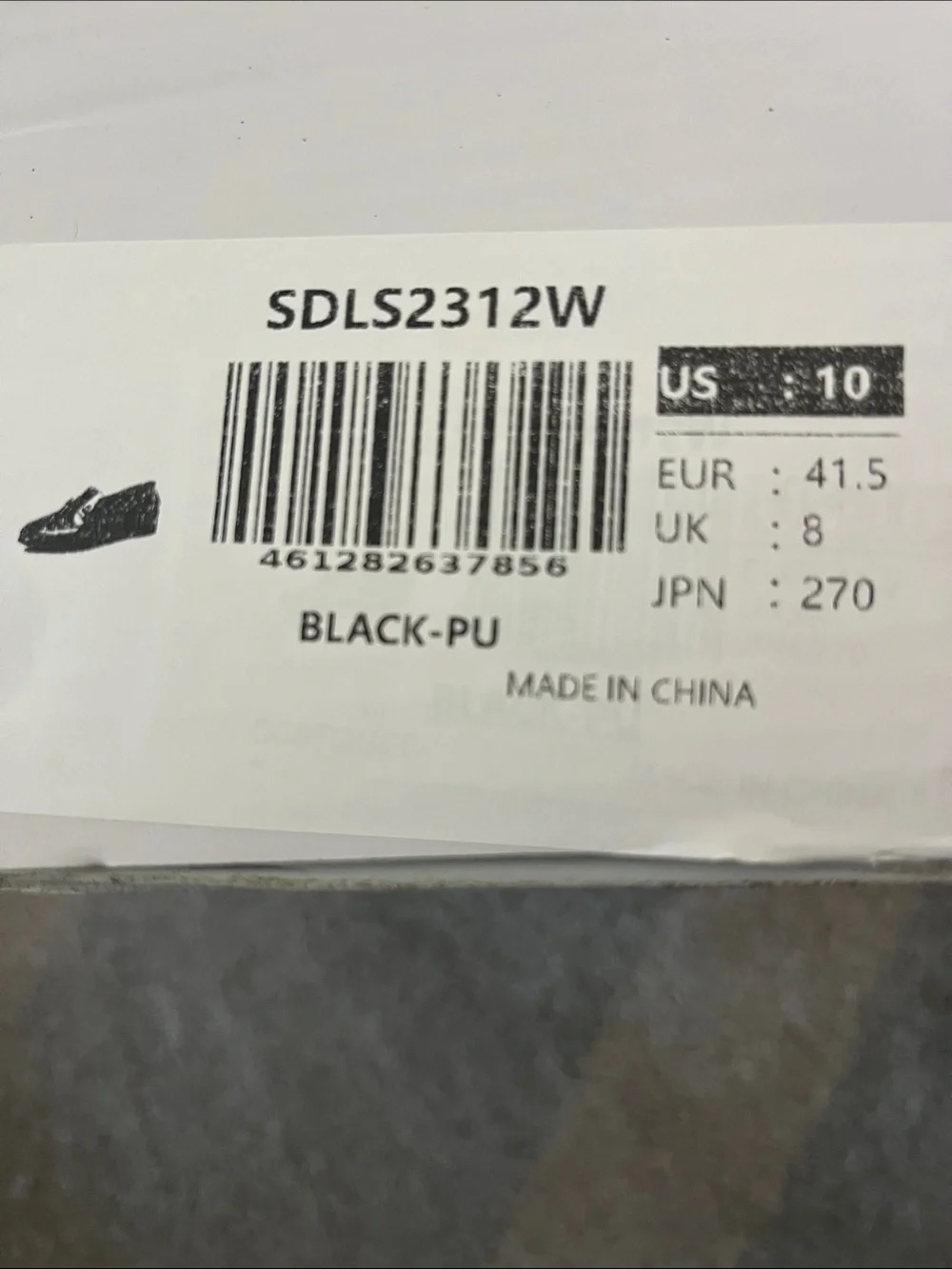 Dream Pairs: women's Black Leather Slip-On Loafers with Gold Bit, never worn NWT